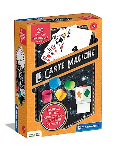 Clementoni- Carte Bambini 7 Anni, Magia, Gioco da Tavolo, Trucchi Magici, Giochi di Prestigio, Made in...