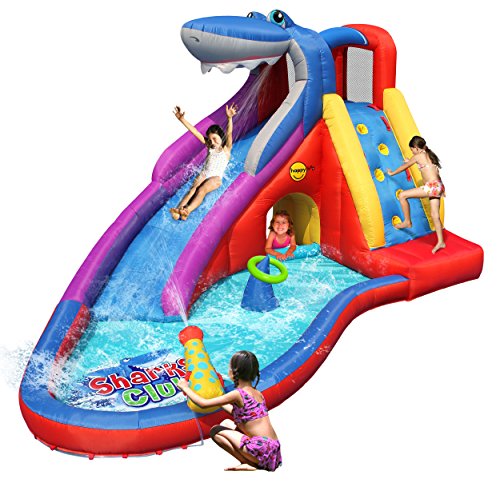 Happy Hop Gioco Gonfiabile Scivolo Squalo Happy Air - Art.9417