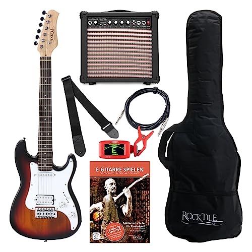 Chitarra elettrica 3/4 Rocktile Sphere Junior incl. Amplificatore col. SUNBURST