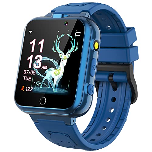 YEDASAH Smartwatch per Bambini con 24 Giochi,Orologio Smartwatch Bambini con Contapassi Calorie,Lettore...