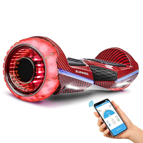 6,5' Hoverboard Bluewheel Premium | qualità Tedesca | Ruote Infinity LED & App | modalità sicura per...