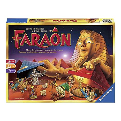 Ravensburger – Faraon, Gioco Da Tavolo, Da 1 A 5 Giocatori, 7+ Anni