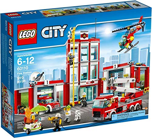 LEGO- City Caserma dei Pompieri Costruzioni Piccole Gioco Bambina Giocattolo, Colore Non specificato,...