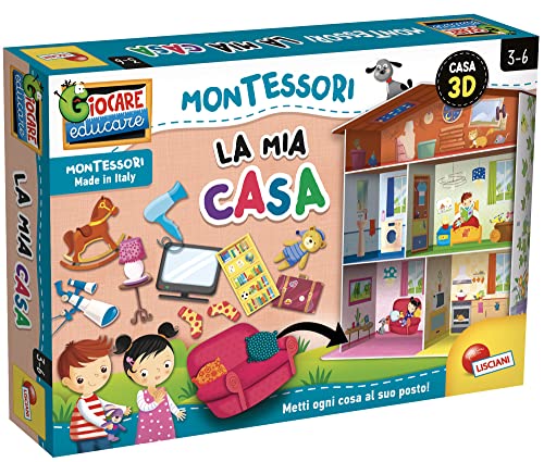 Lisciani Giochi - Montessori Maxi La Mia Casa, 3-6 anni, 95162