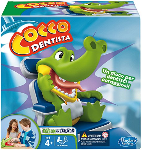 Hasbro Gaming - Cocco Dentista (Gioco in Scatola), B0408103, 4 anni +