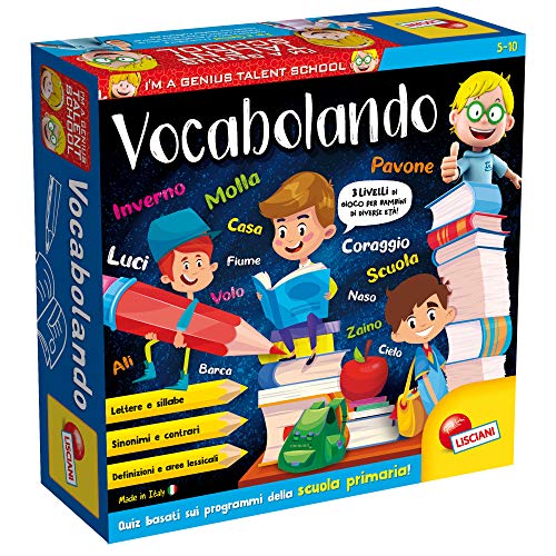 Lisciani Giochi- Vocabolando Piccolo Genio Giochi Educativi, Multicolore, 48878