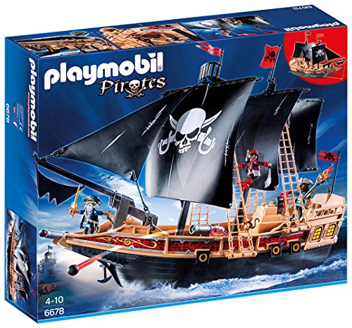 Playmobil- Pirates Giocattolo Galeone dei Pirati, Multicolore, 6678