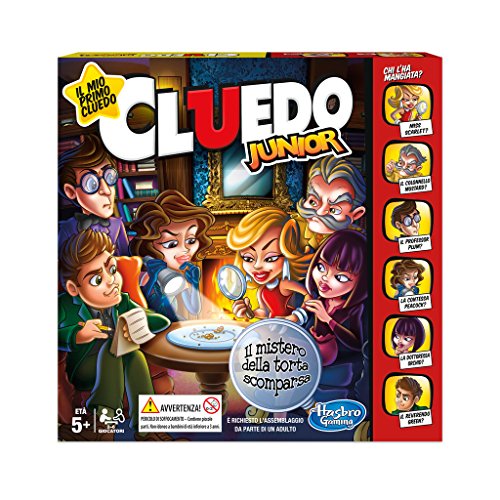 Hasbro Gaming - Cluedo Junior, Il mistero della Torta Scomparsa (Gioco in Scatola), C1293103