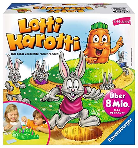 Ravensburger 21556 Lotti Karotti - Gioco da tavolo per bambini dai 4 anni in su, gioco di famiglia per...